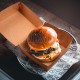 Burger box (PAP) kraft 115 x 115 x 78 mm [100 ks]