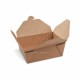 Food box (FSC Mix/PET) nepromastitelný kraft `S` 110 x 89 mm 700ml [50 ks]