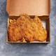 Schnitzel box (mikrovlnitá lepenka) kraft s potiskem 280 x 170 x 60 mm [100 ks]